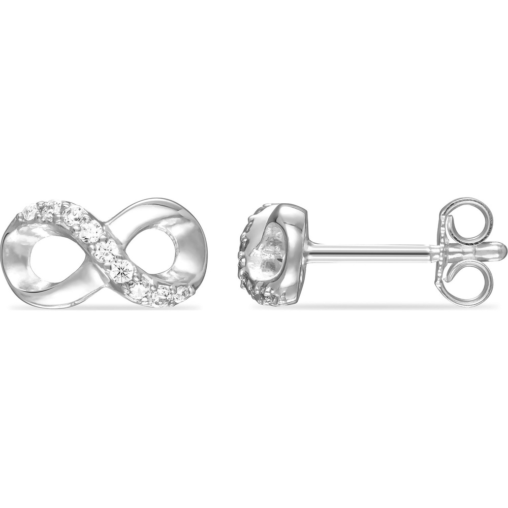 FAVS Boucles d'oreilles à fermoir à poussette 925 Argent Boucles d'oreilles