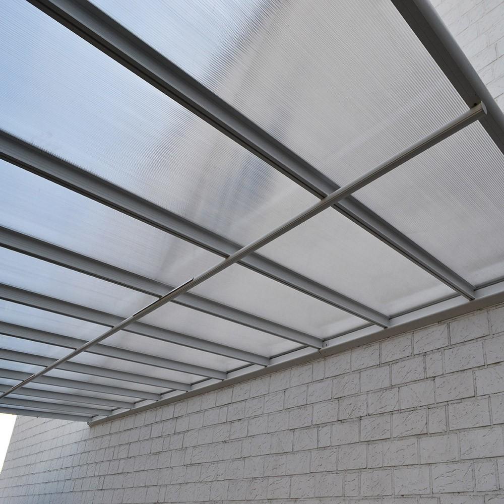 Home Deluxe Terrassenüberdachung SOLIS 618 x 303 x 226 / 278 cm - weiß