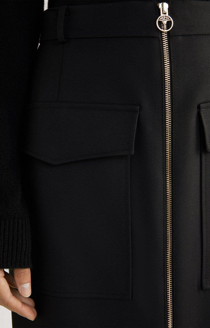 Twill-Rock in Schwarz