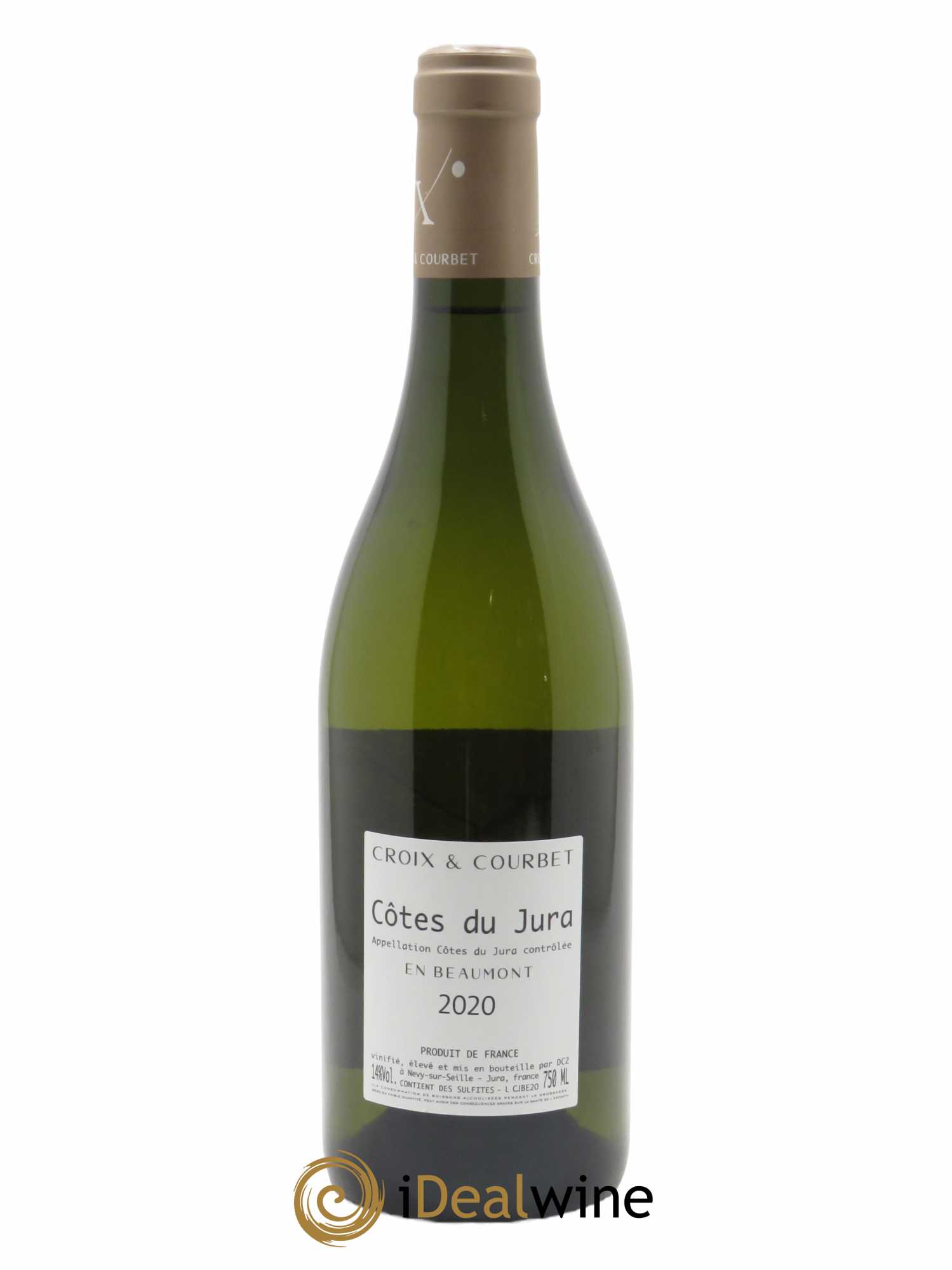 Côtes du Jura En Beaumont Croix & Courbet  2020 - Lot de 1 Bouteille
