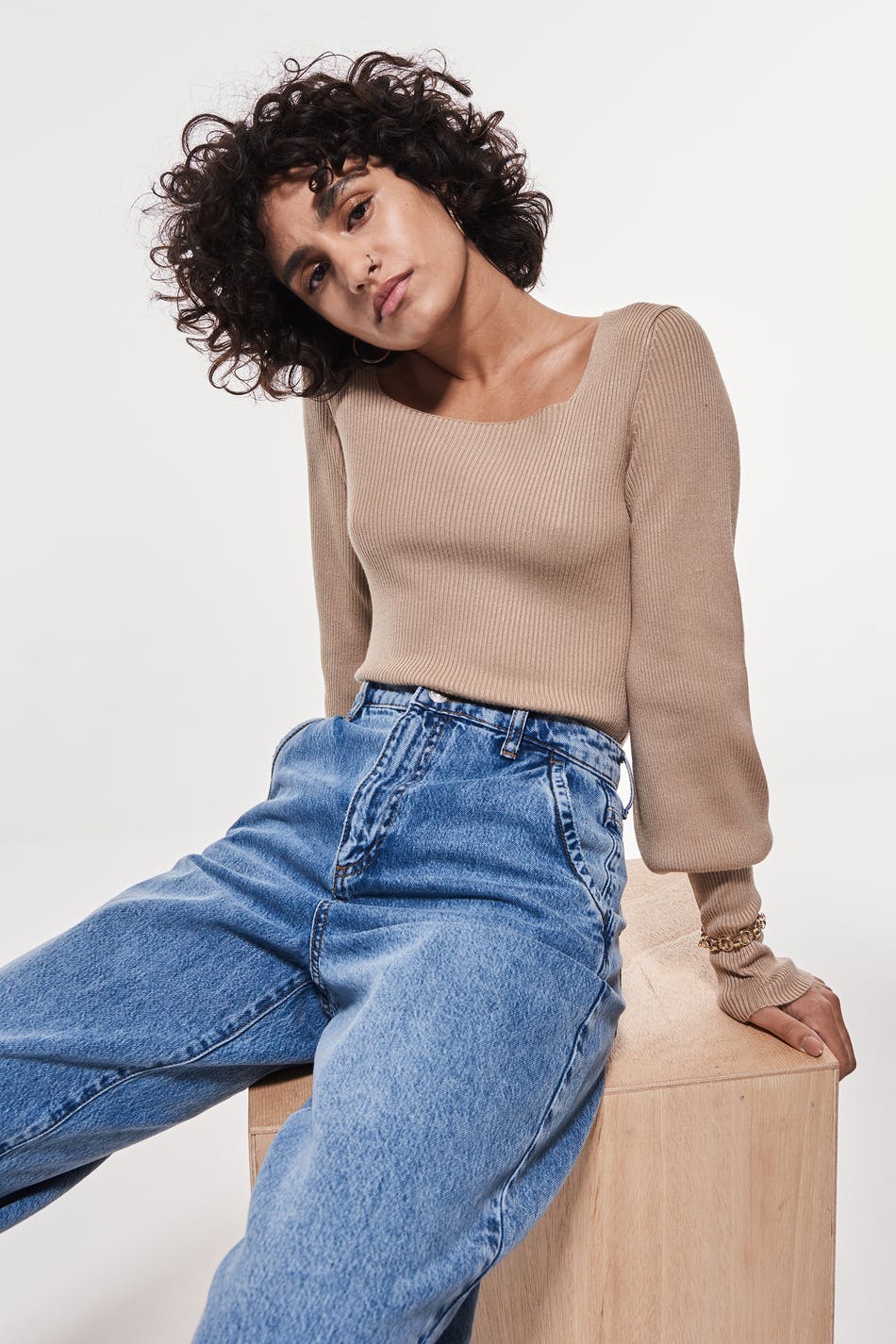 Heidi knitted sweater