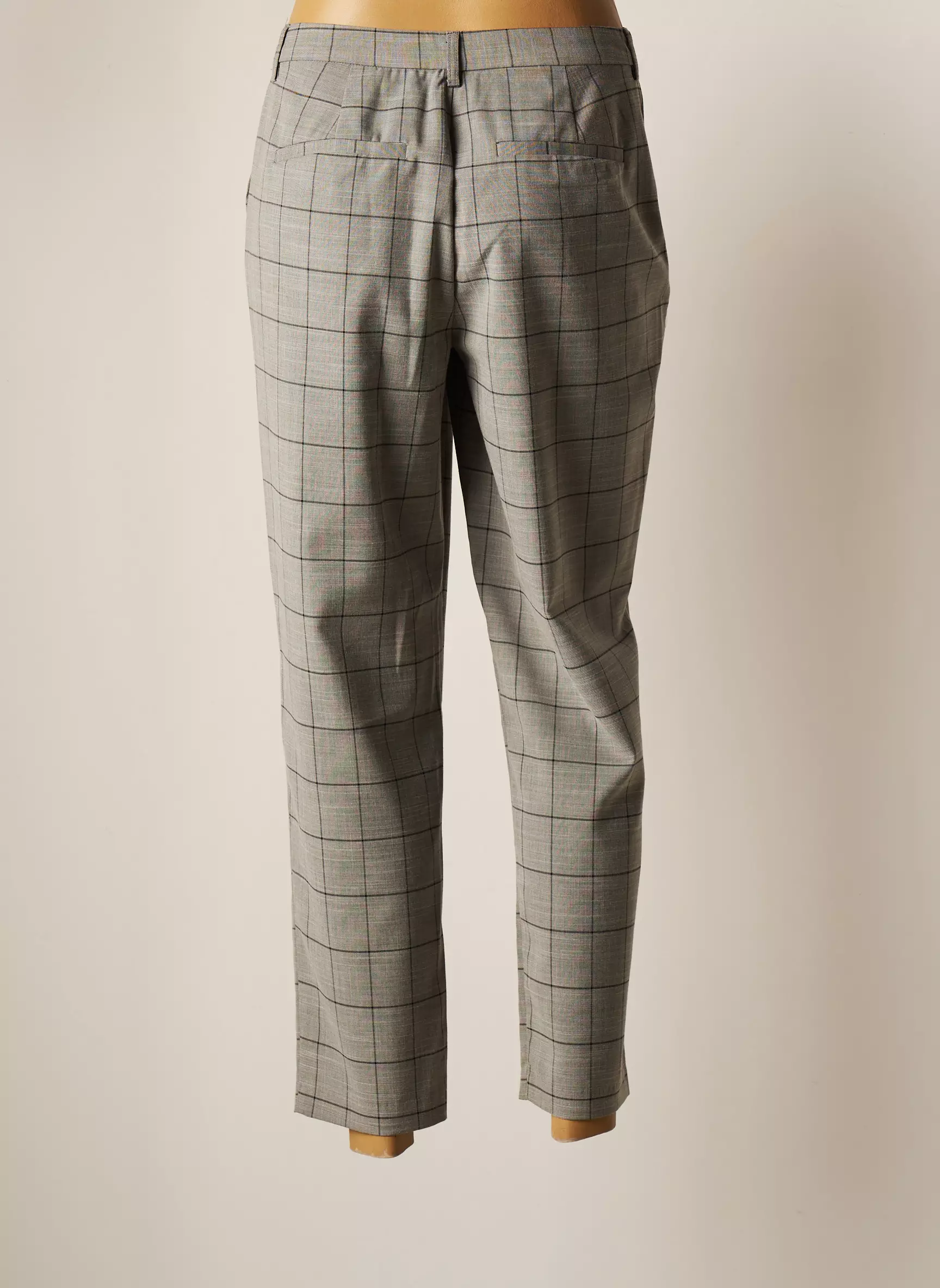 Only Pantalons Chino Femme couleur gris
