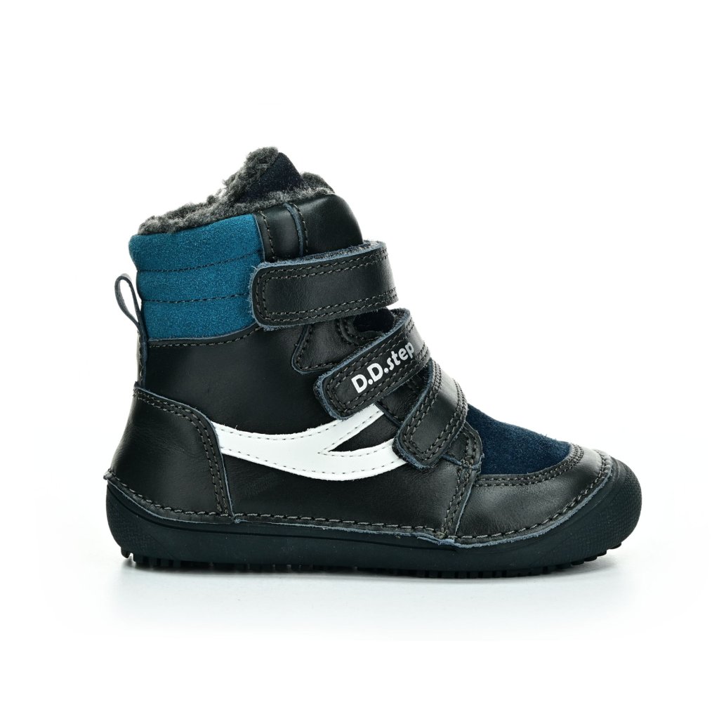 D.D.Step W063-42754 Royal Blue Winterbarfußschuhe
