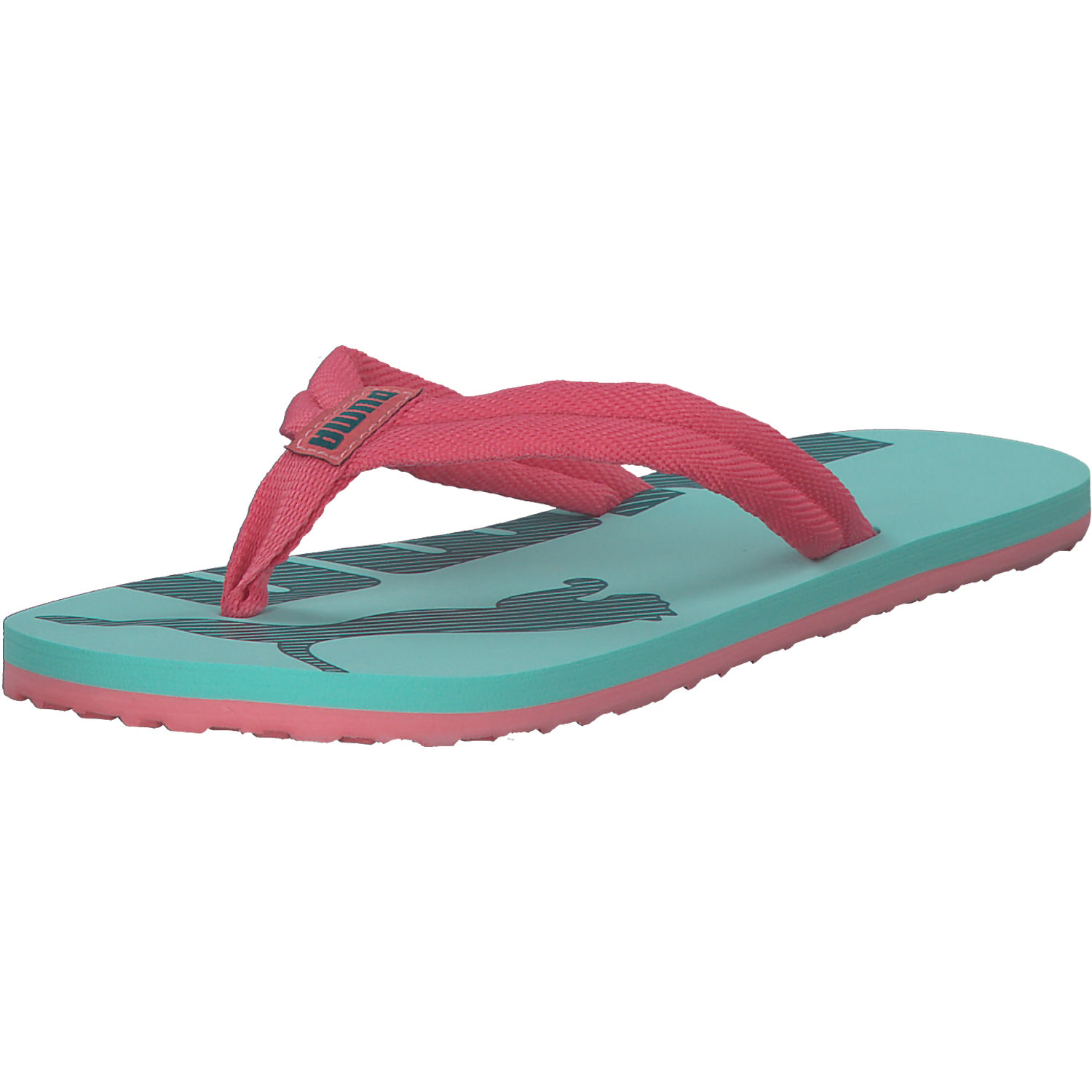 Puma Epic Flip v2 Jr. 360288 W, Zehentrenner, Kinder, Loveable-Green Lagoon-Mint
