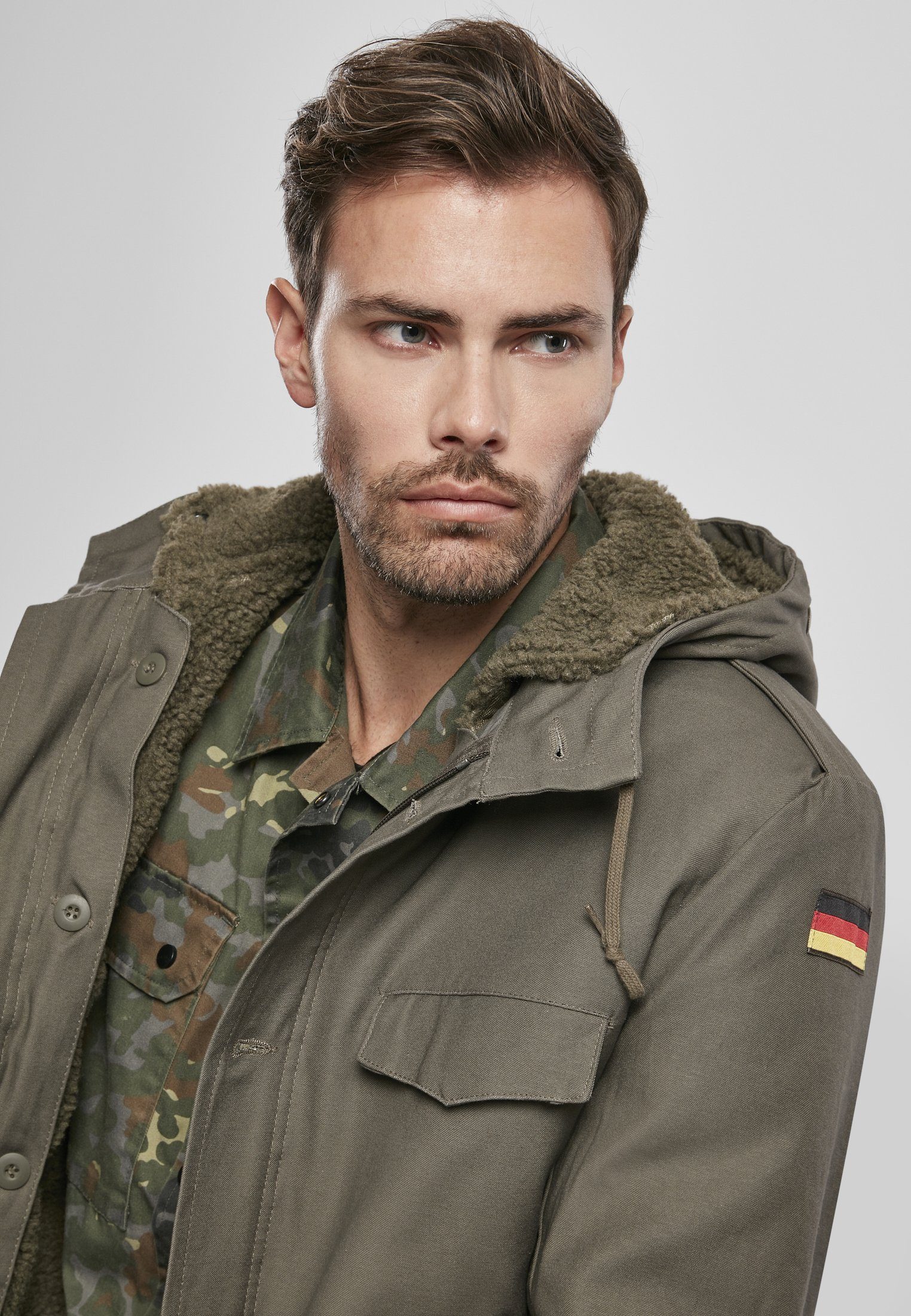 Brandit Outdoorjacke Herren BW Flag Parka (1-St)