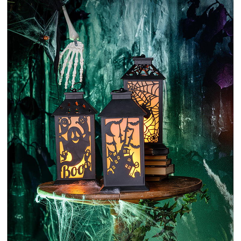 Home Lykt Halloween 14x33 cm LED