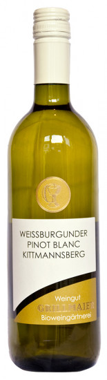 2021 Ried Kittmannsberg Weißburgunder trocken Bio - Weingut Grillmaier Bioweingärtnerei