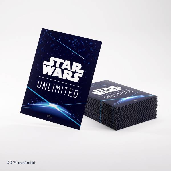 Star Wars: Unlimited Art Sleeves Double Sleeving Pack - Space Blue (Einzelartikel)