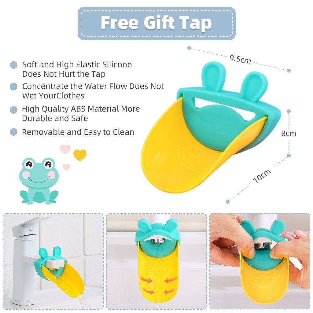 Onasti Baby-Toilettensitz Tritthocker Dreistufiger Kinderhocker für Bad, Schlafzimmer, Küche