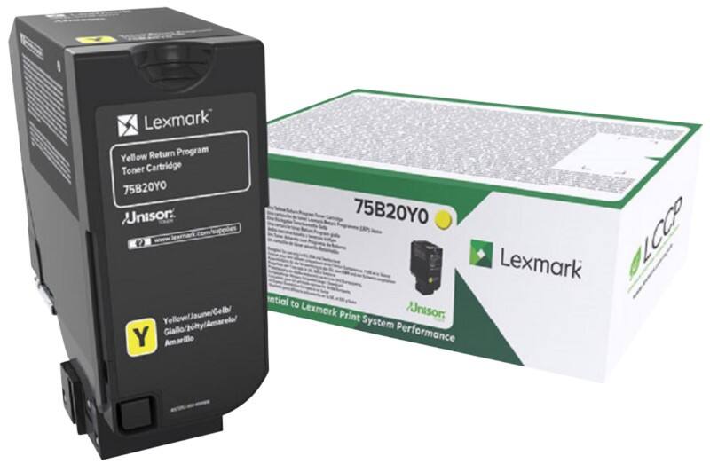 Lexmark Original Tonerkartusche 75B20Y0 Gelb