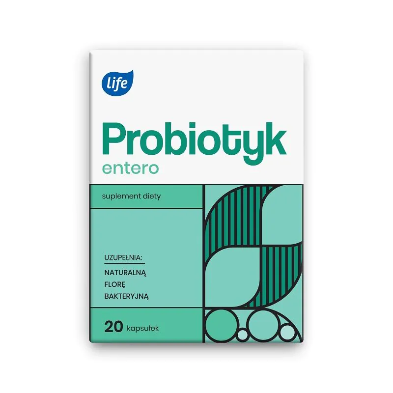 Life Probiotic Entero, dodatak prehrani koji sadrži žive bakterijske kulture, kapsule