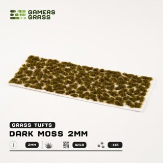 Static Grass Tufts - Dark Moss 2mm