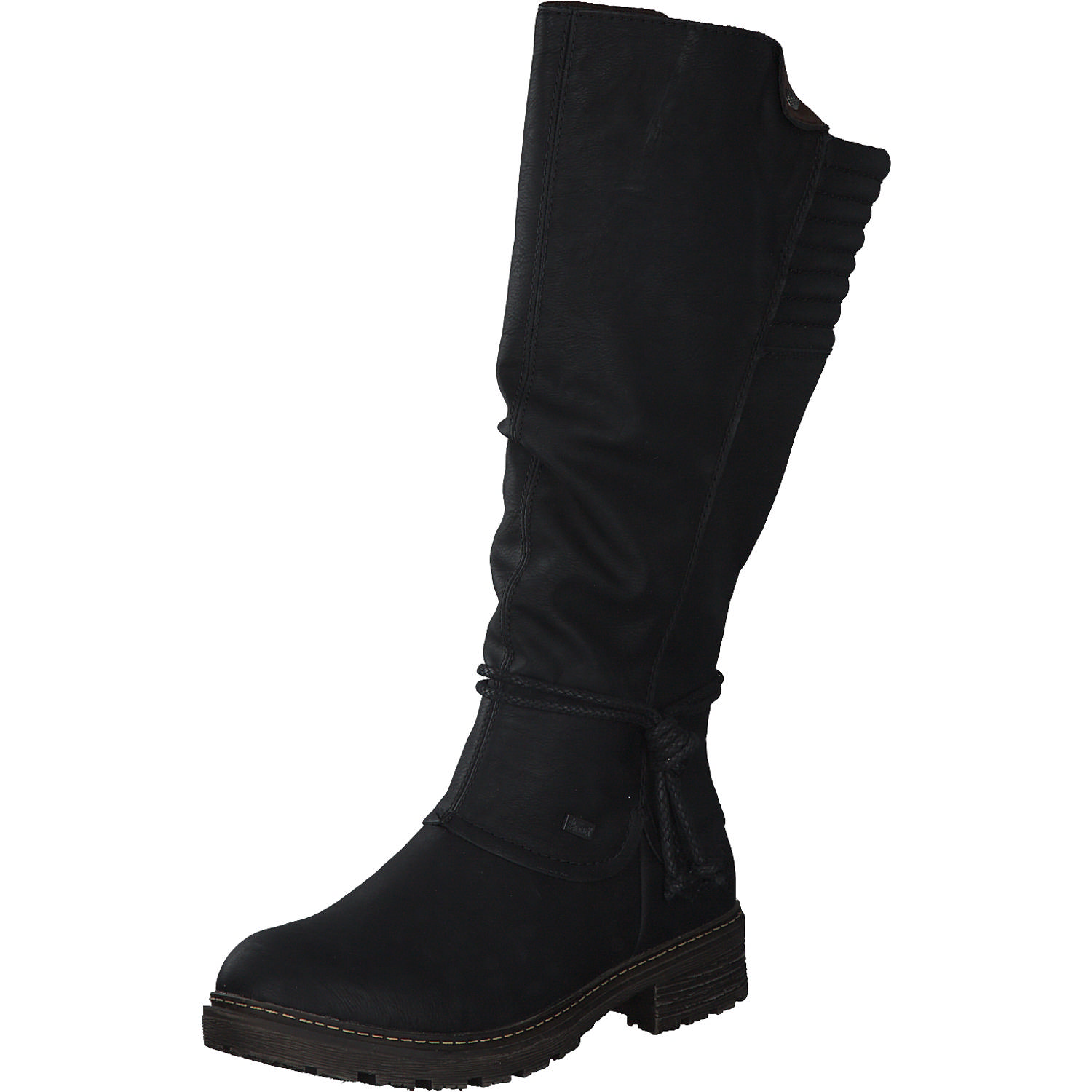 Rieker Z4776, Overknee-Stiefel, Damen, Schwarz