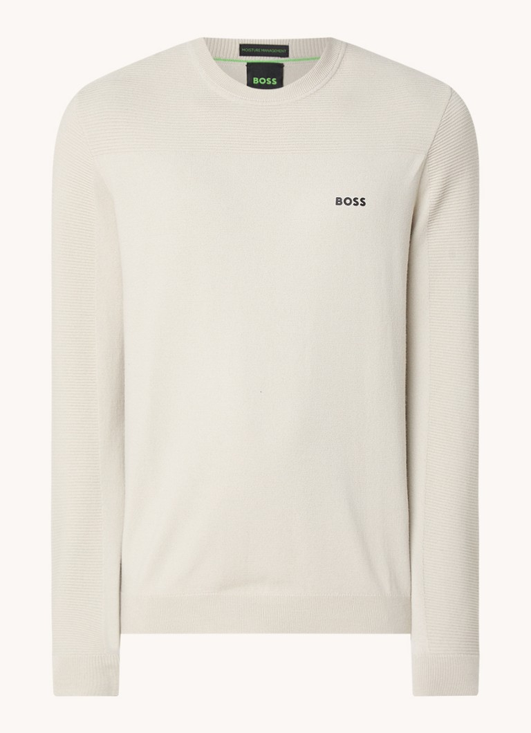 HUGO BOSS Momentum fine-knit sweater in wool blend