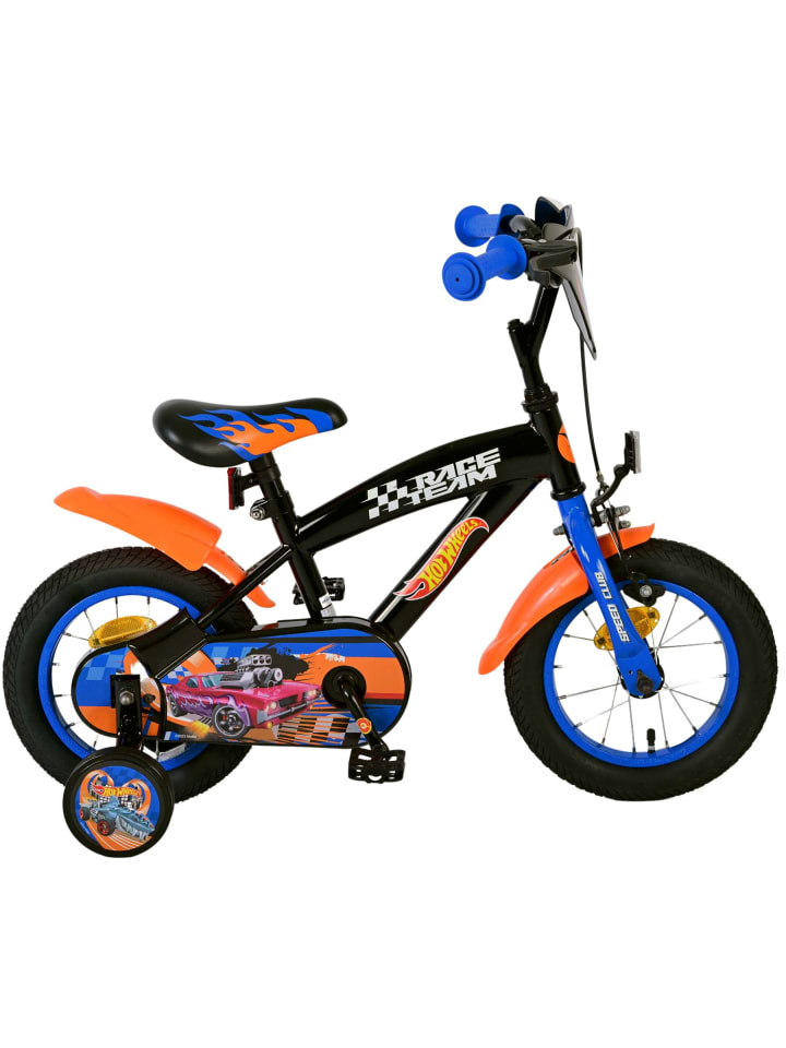 Volare Kinderfahrrad Hot Wheels für Jungen Fahrrad 12 Zoll Kinderrad Schwarz 3 Jahre günstig kaufen onesize