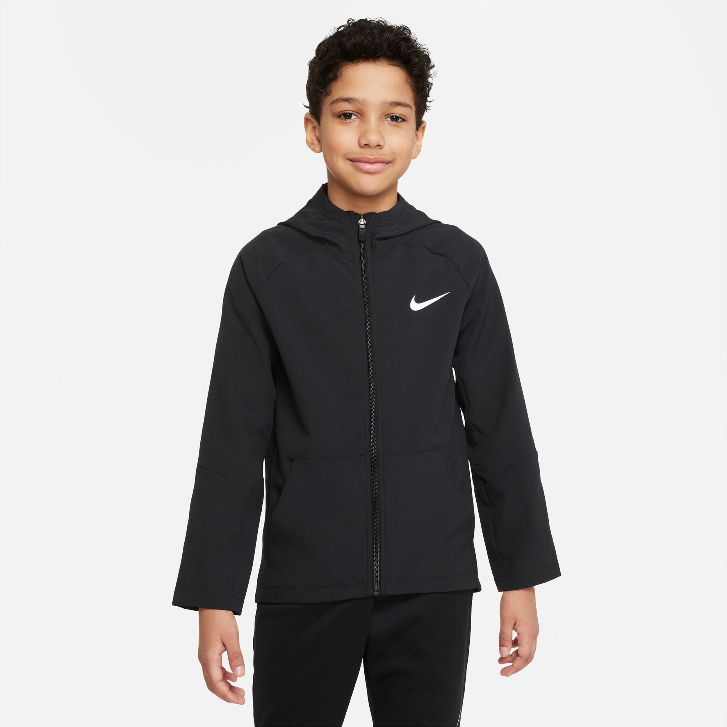 Dri-Fit Woven Trainingsjacke Jungen - Schwarz
