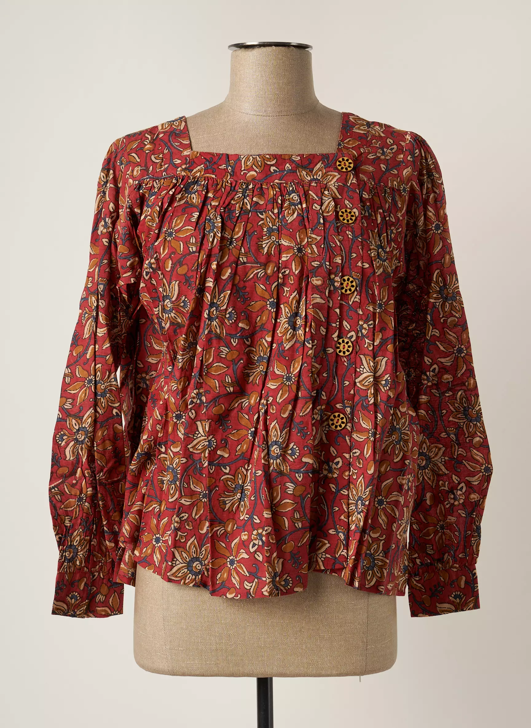 Chicosoleil Blouses Femme couleur rouge