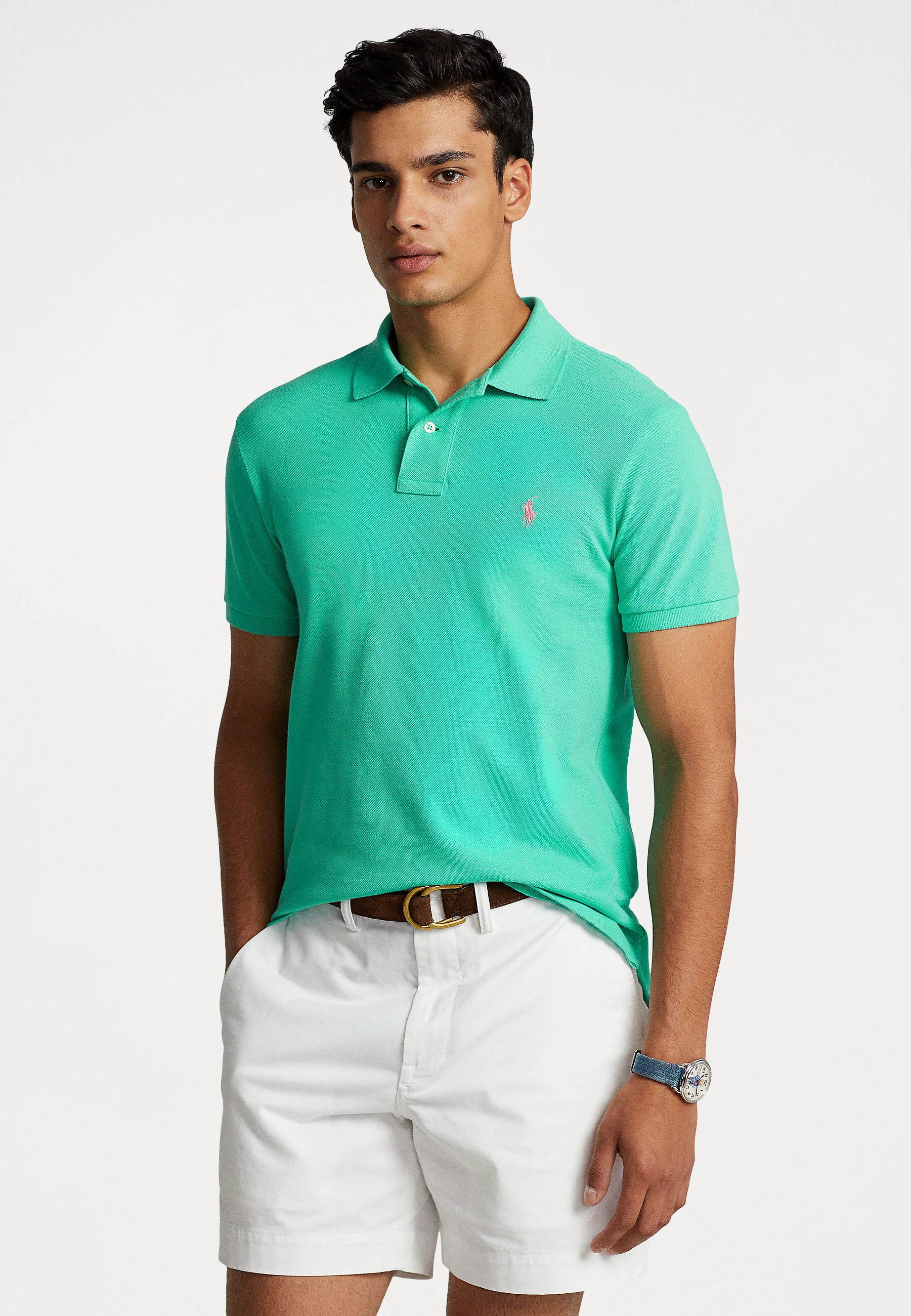 Polo Ralph Lauren SLIM FIT MESH SHIRT - Polo