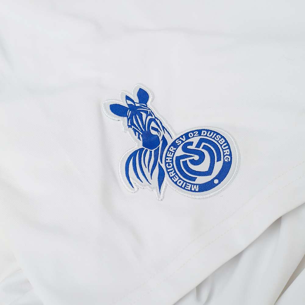 MSV Duisburg Capelli Sport Match Kinder Shorts AGA-1386XMSV white-royal blue