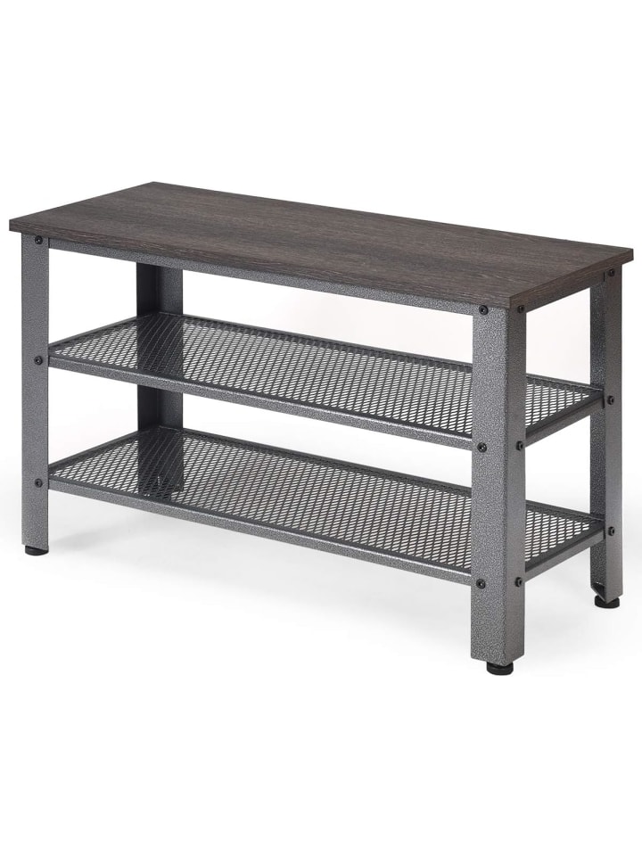 COSTWAY Schuhbank in Silber günstig kaufen 45 cm
