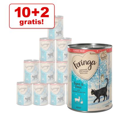 10+2 gratis! Limited Edition Winter: Feringa Classic & Single Meat 12x400g/410g