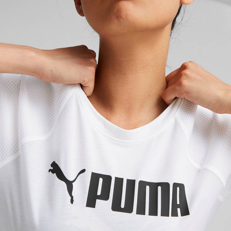 PUMA Fit Logo Funktionsshirt Damen
