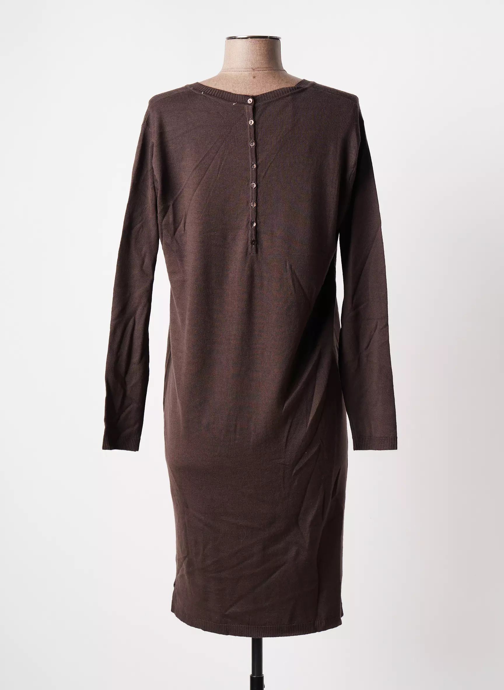 Poles Robes Pulls Femme couleur marron