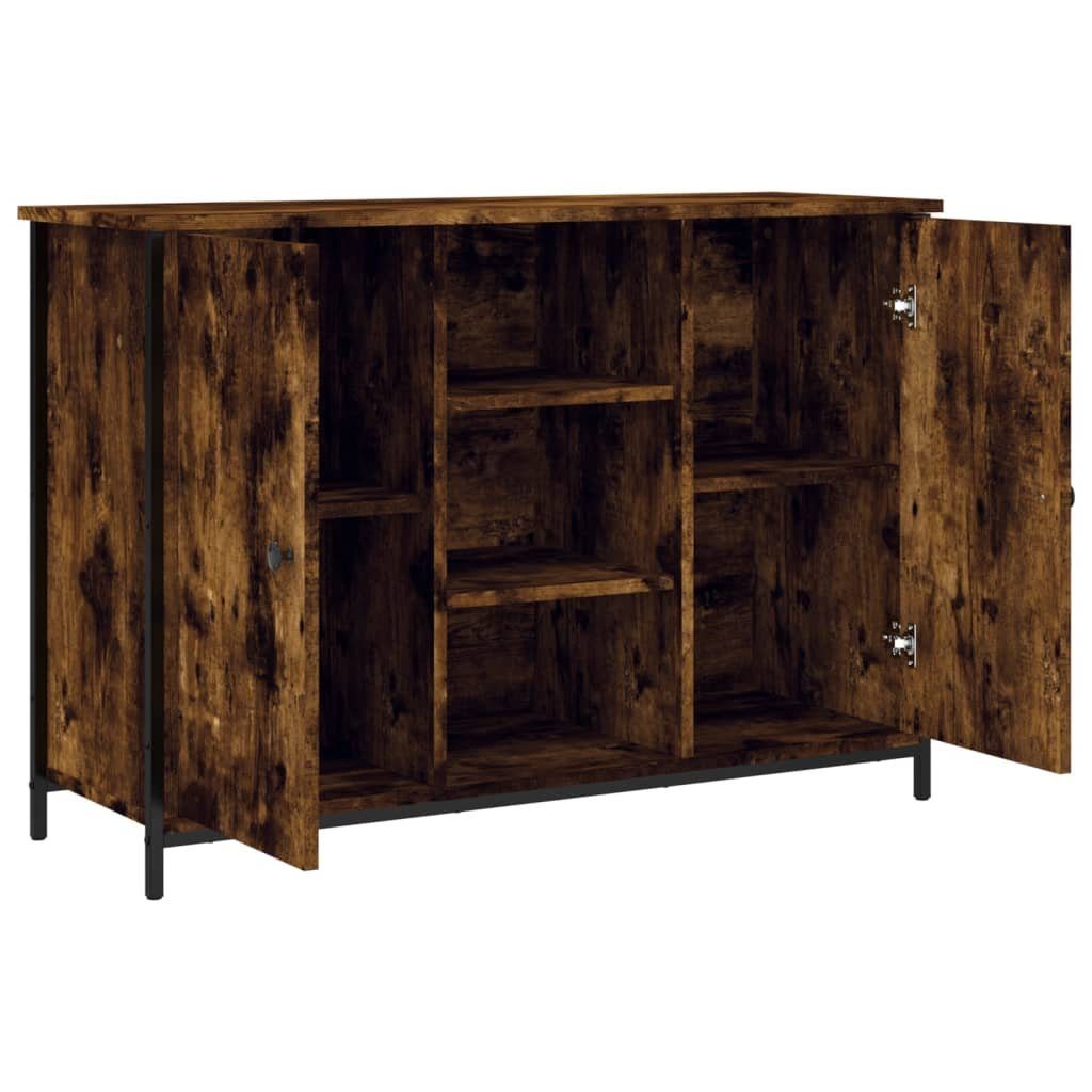 vidaXL Sideboard Sideboard Räuchereiche 100x35x70 cm Holzwerkstoff (1 St)