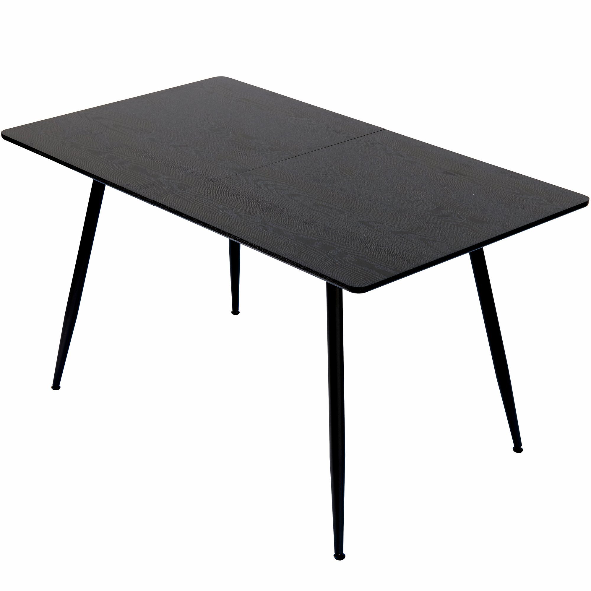 TRISENS Esstisch Mateo, Esstisch ausziehbar 140-180x80cm 6-10 Personen Küchentisch Holz Optik