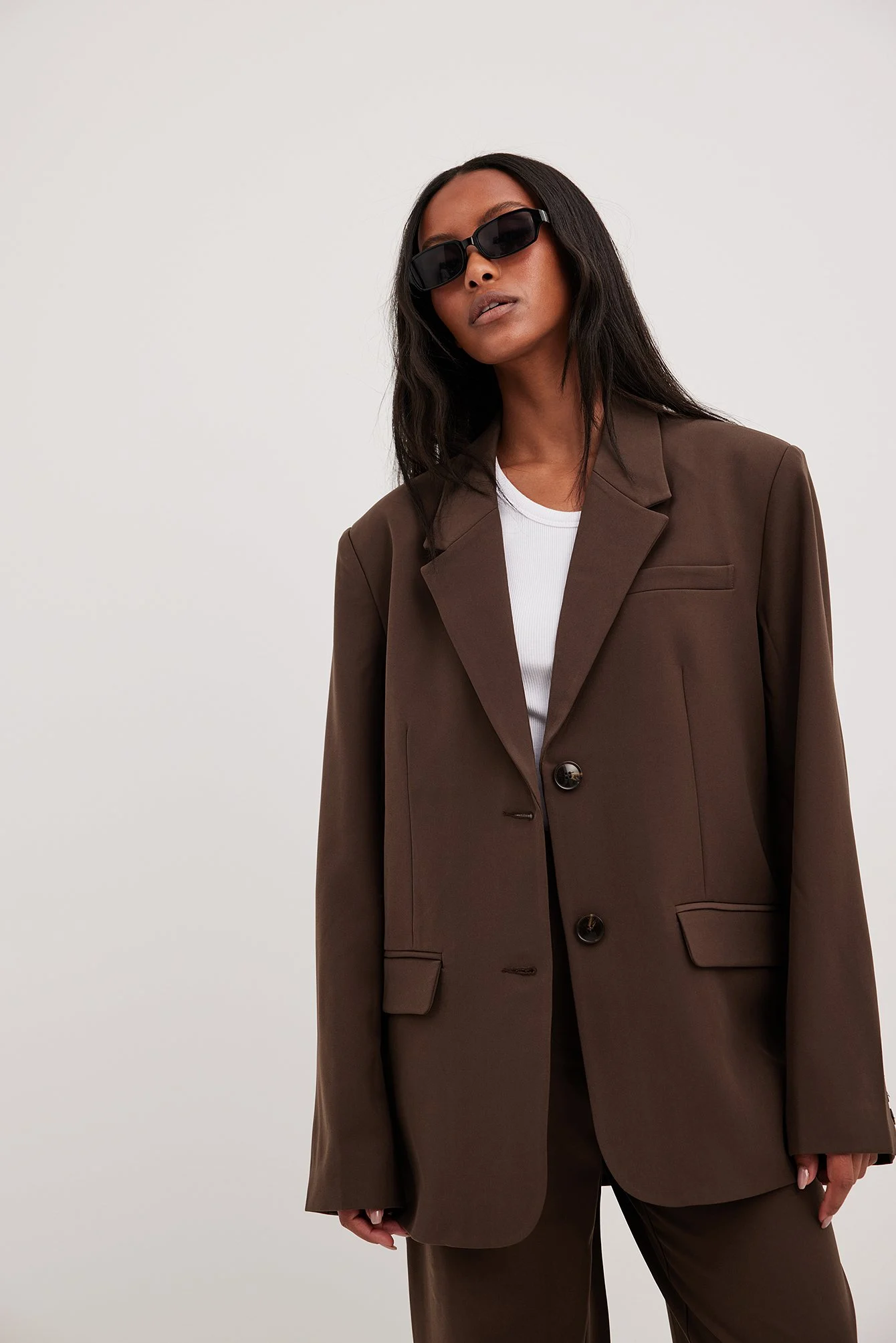 Lässiger Blazer mit Oversize-Passform