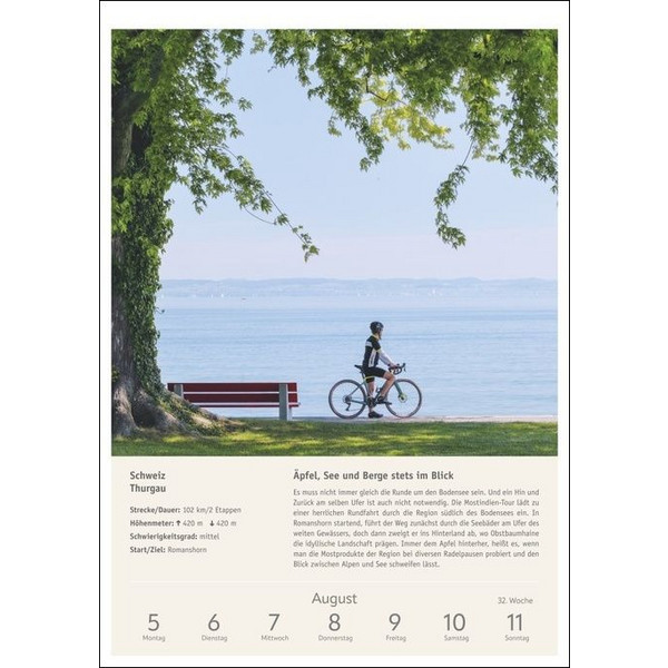 RADWANDERLUST WOCHEN-KULTURKALENDER 2024 - Kalender