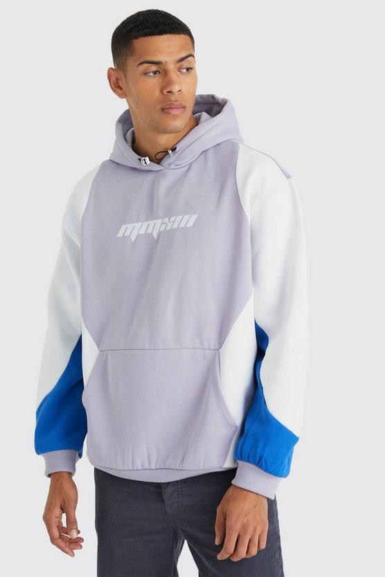 Kastiger Oversize Colorblock Hoodie