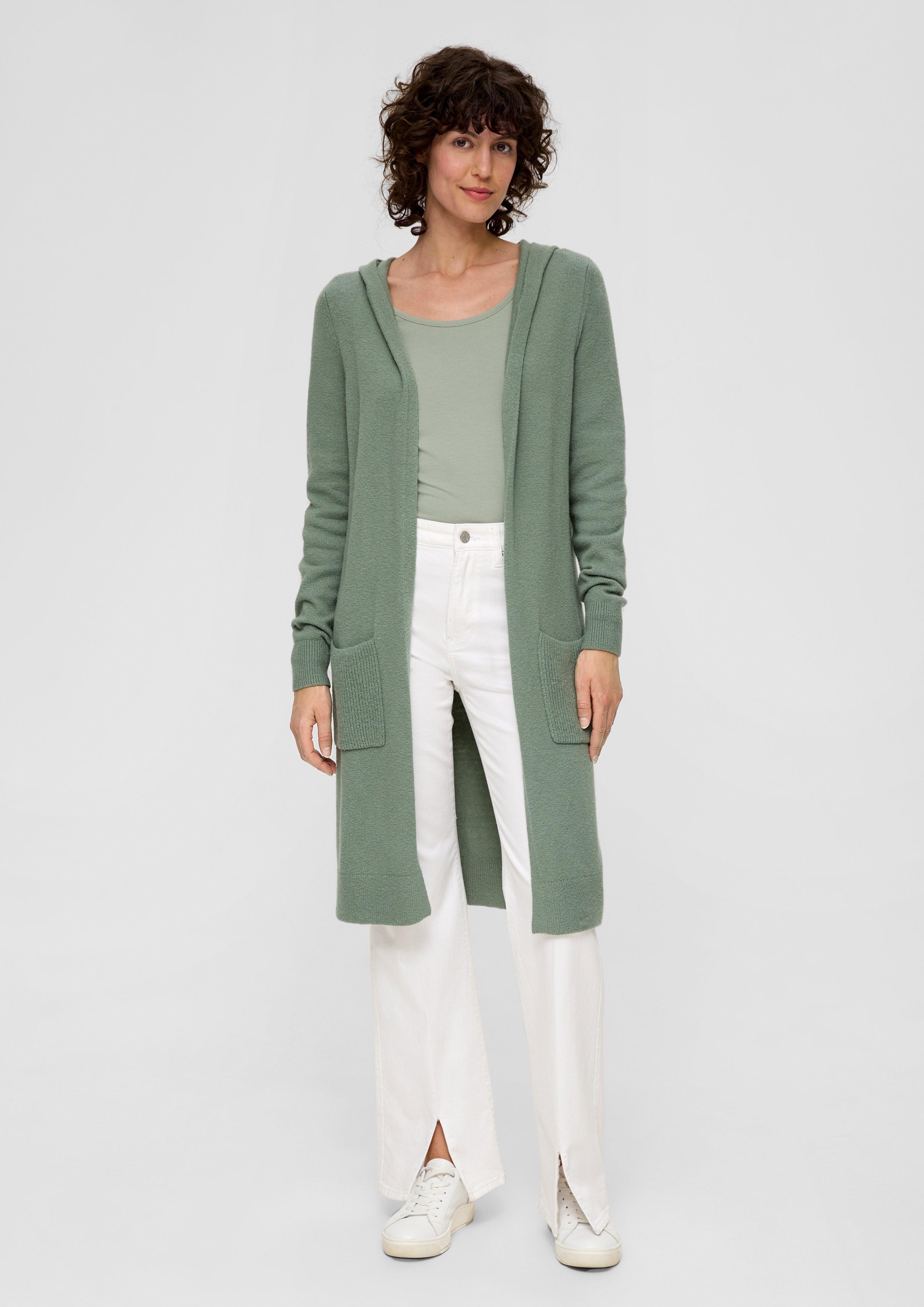 Long-Cardigan mit Kapuze  2118908-7210