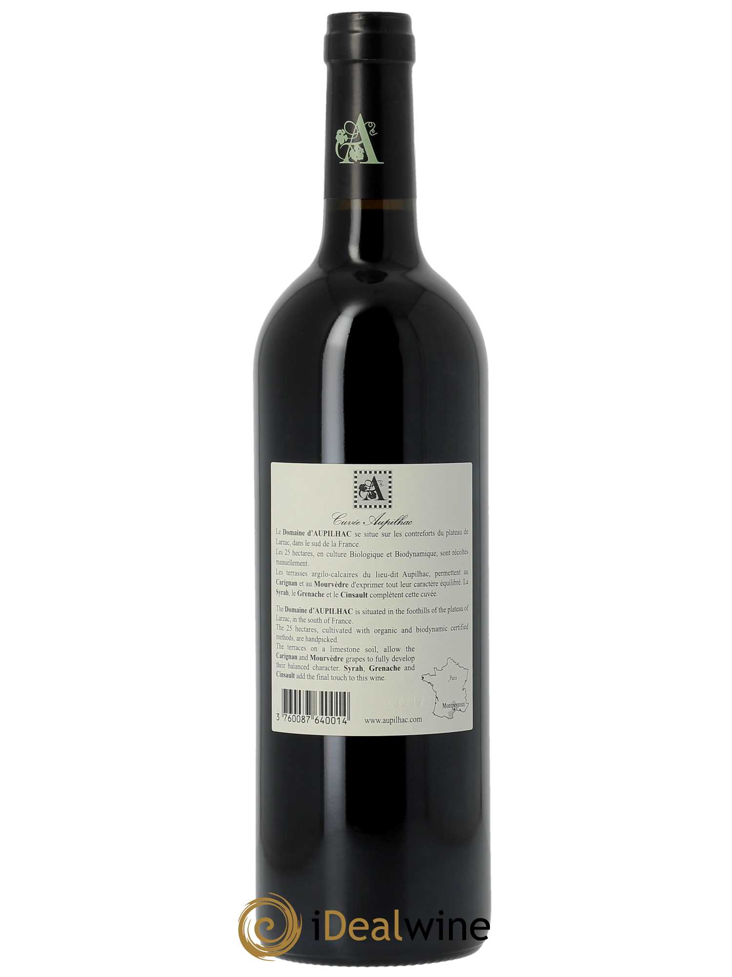 Montpeyroux Aupilhac (Domaine d') Cuvée Aupilhac Sylvain Fadat  2020 - Lot de 1 Bouteille
