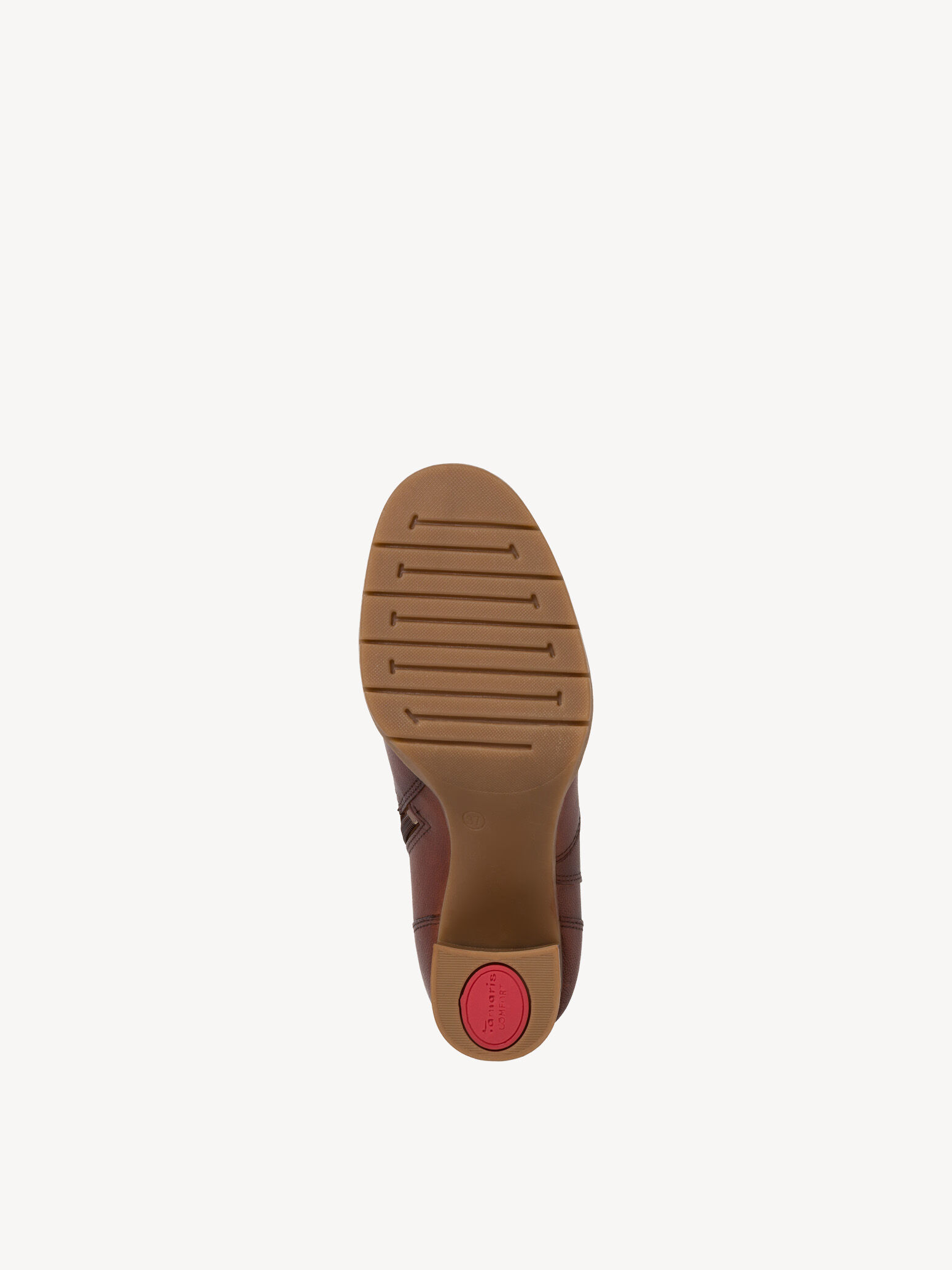 Bottine en cuir - marron