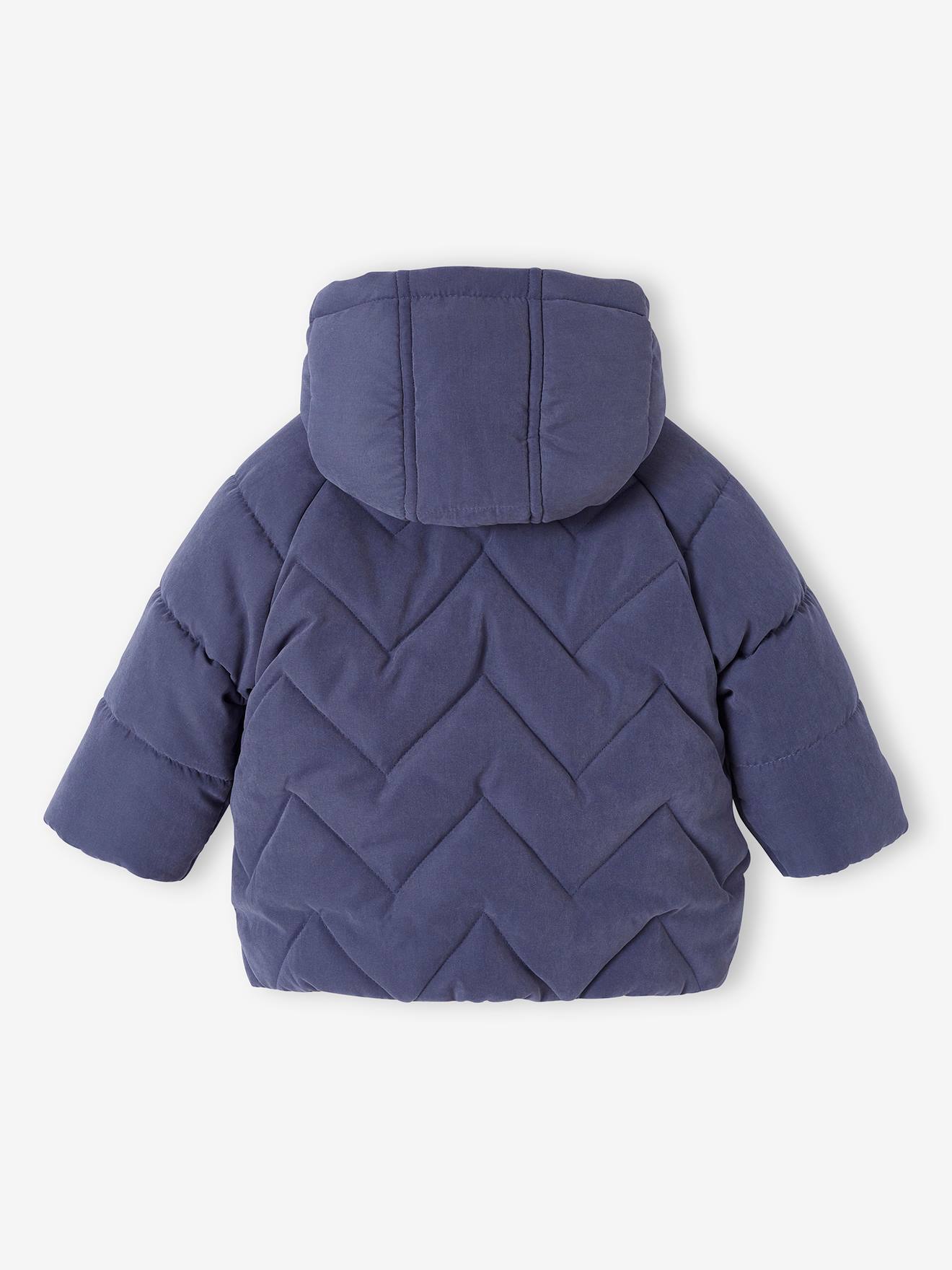 Vertbaudet 3-in-1 Baby Steppmantel mit Recycling-Polyester - dunkelblau