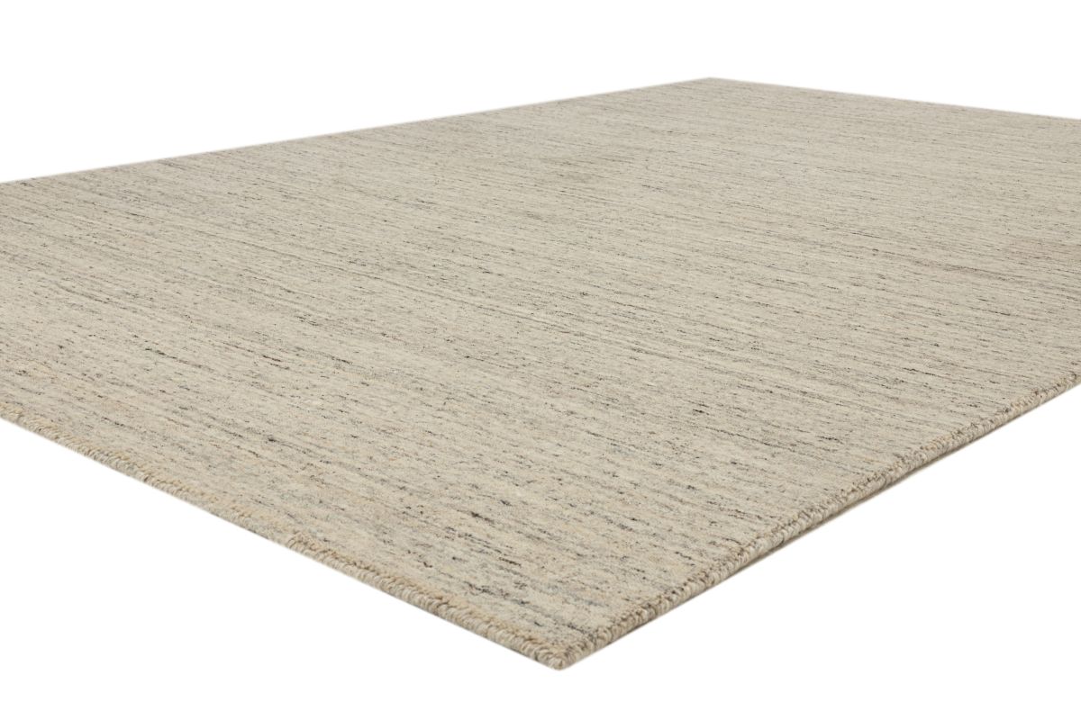 Handloom aus Indien Pure uni Grey 170 x 240 cm