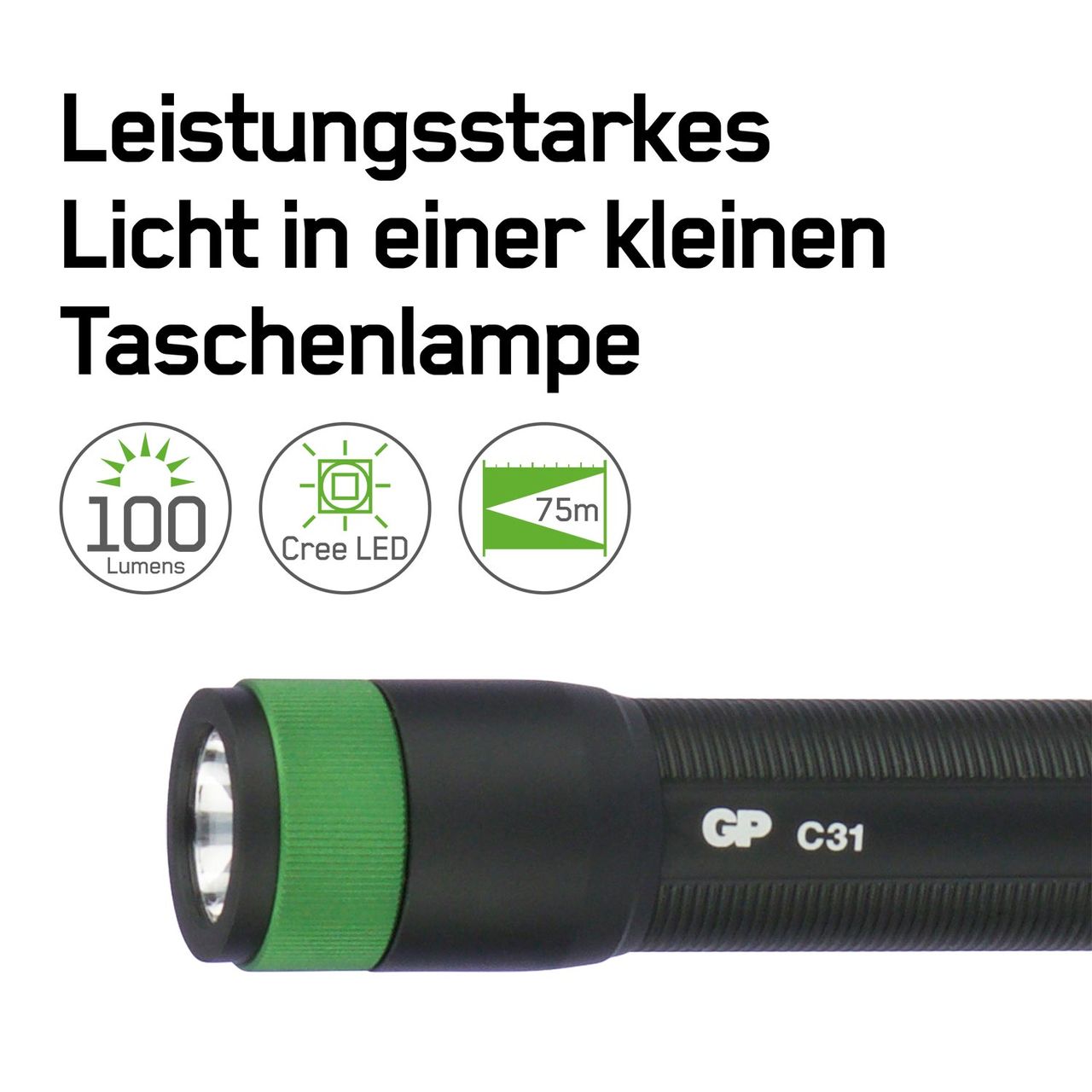GP Battery Taschenlampe C31X