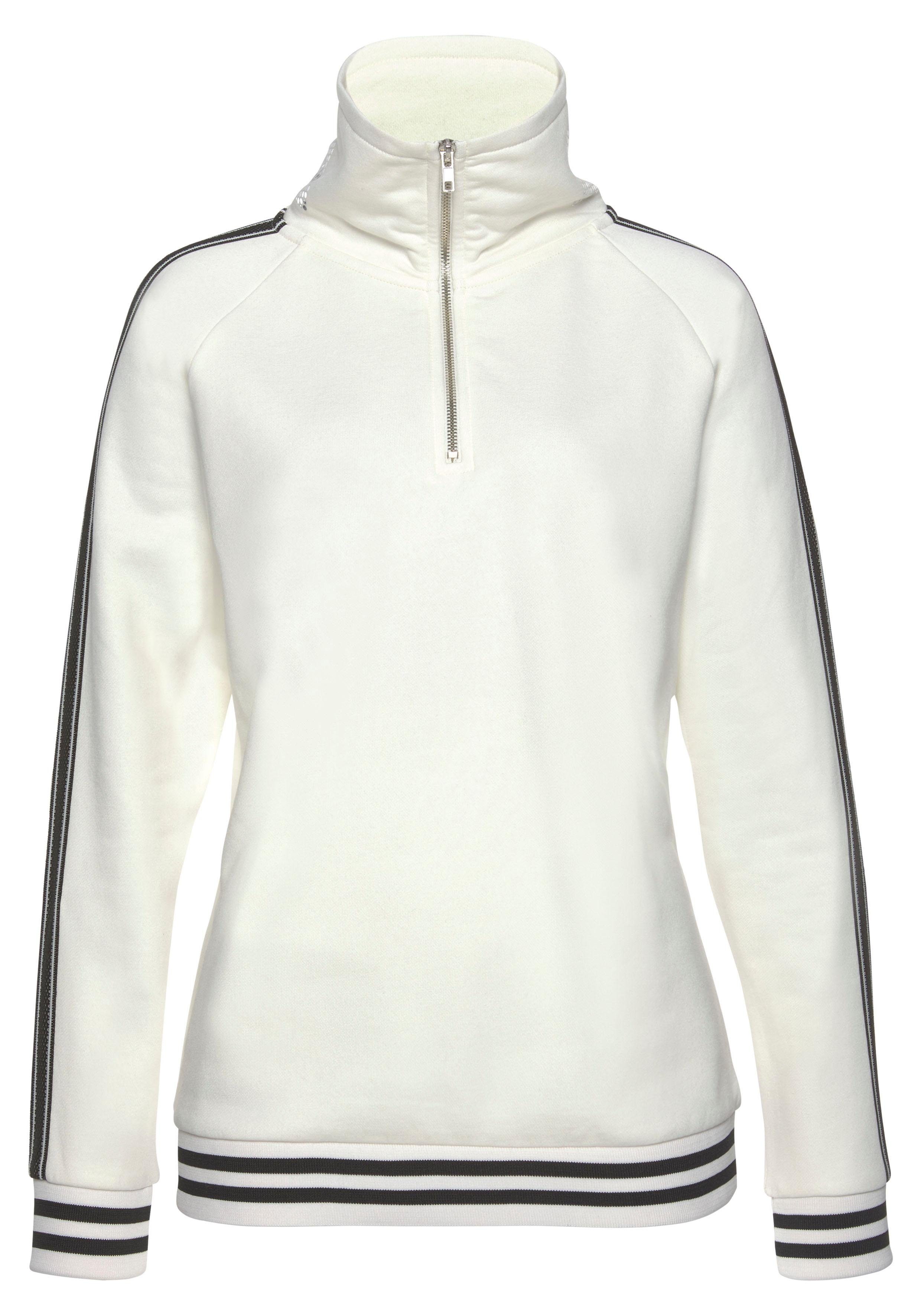 Bench. Sweatshirt in lässiger Troyerform, Loungewear, Loungeanzug
