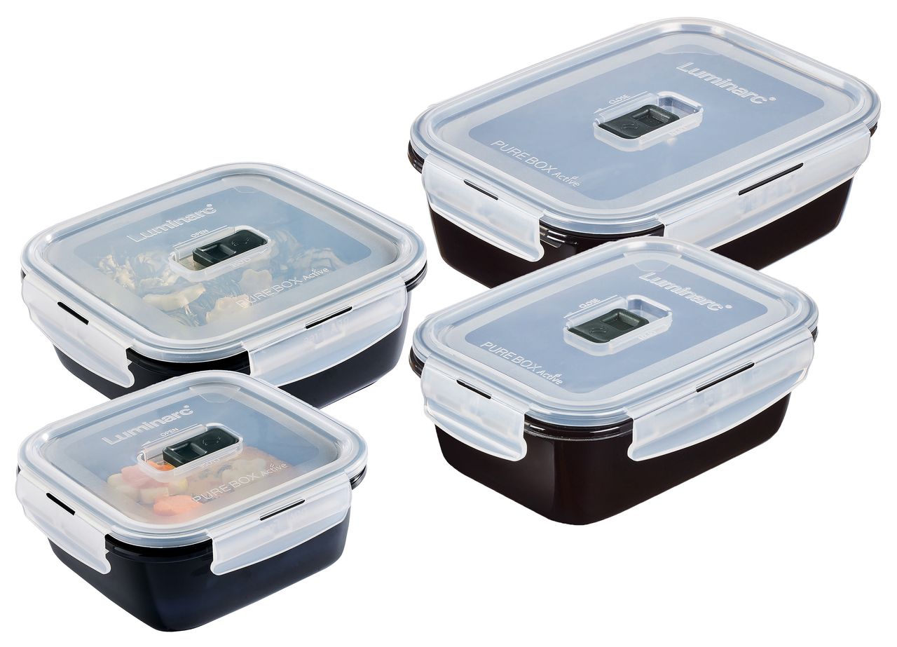 CreaTable Black Box Aufbewahrungset 4-tlg