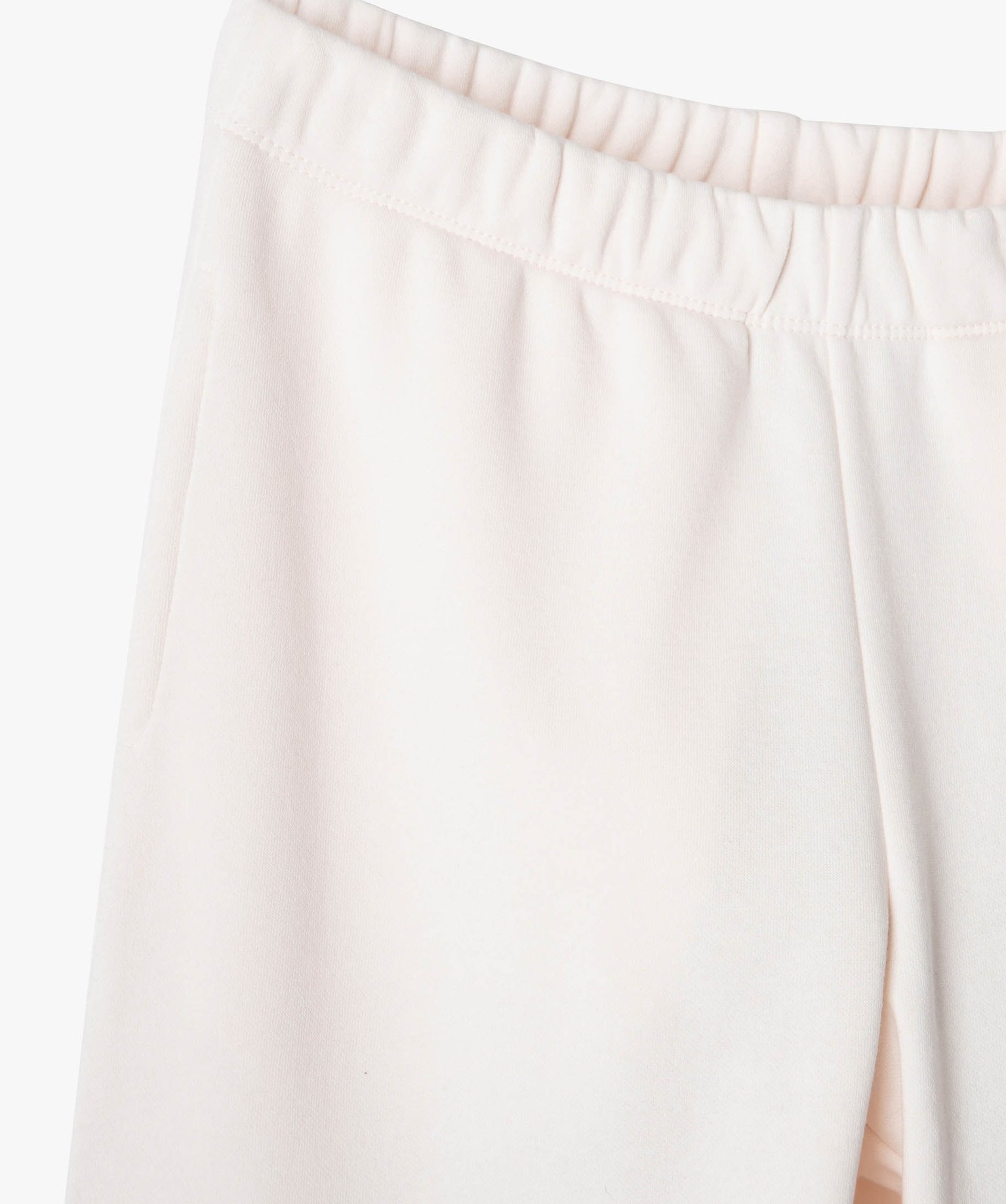 Pantalon de jogging molletonné fille ecru | GEMO