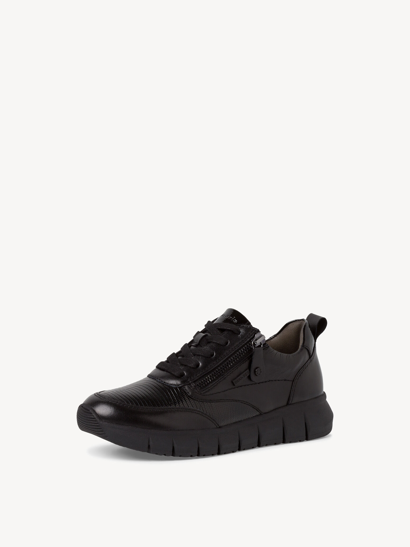 Derbie en cuir - noir