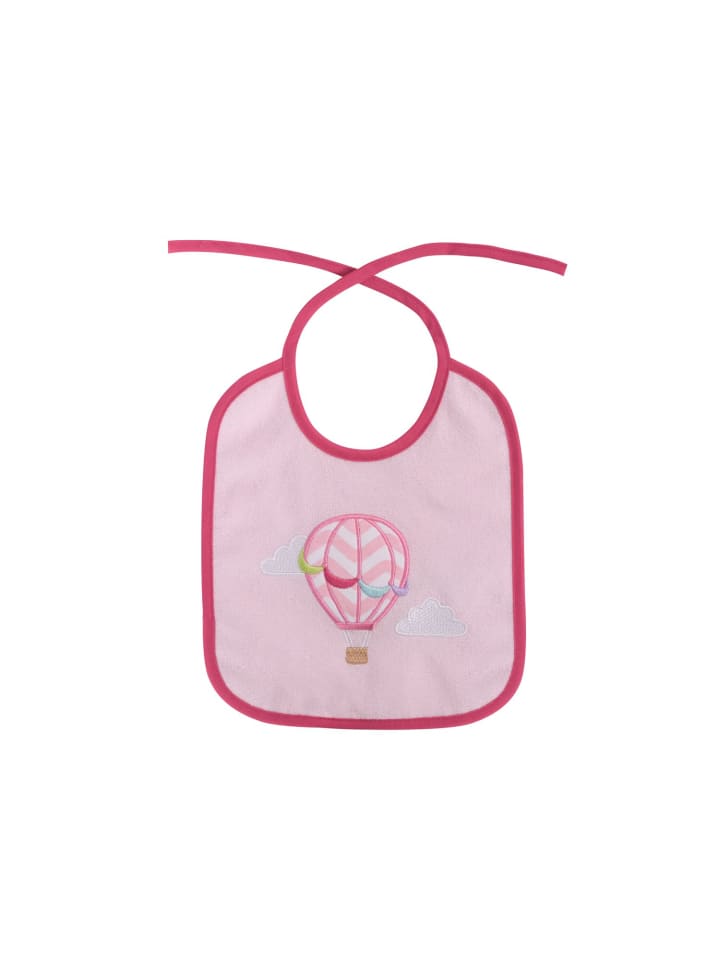 BABY CARE Babylatz-Set 7-teilig einlagig in rosa günstig kaufen onesize