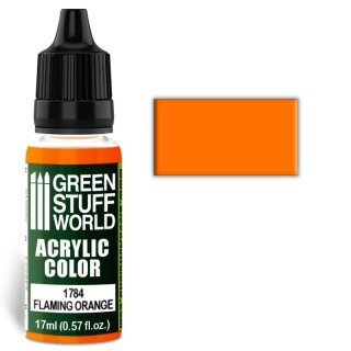 Acrylfarbe Flaming Orange (17 ml)