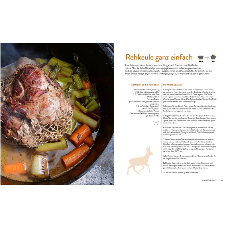 HEEL Verlag Buch: Wild im Dutch Oven