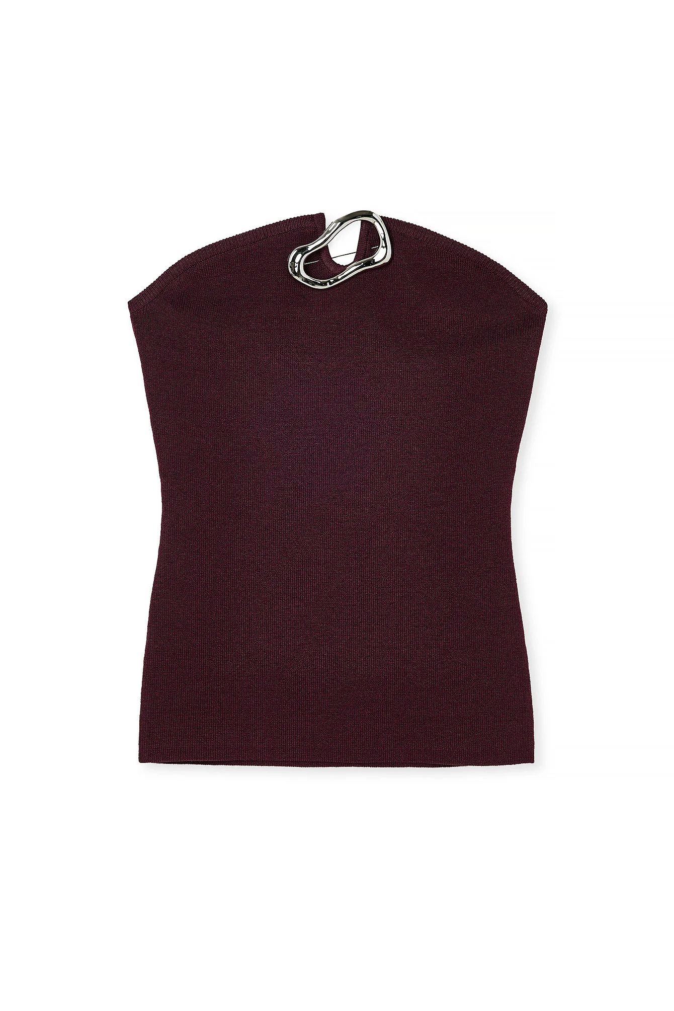 Bandeau-Top aus Feinstrick
