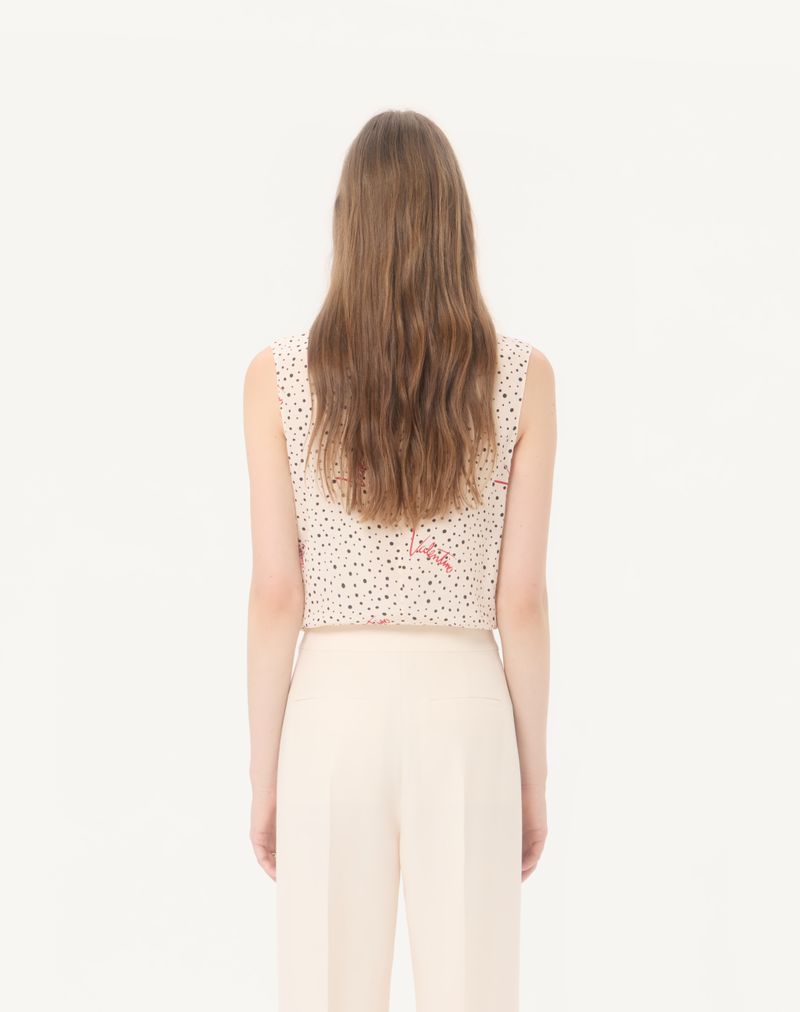 Top In Crepe De Chine Bubbles Plusdepois