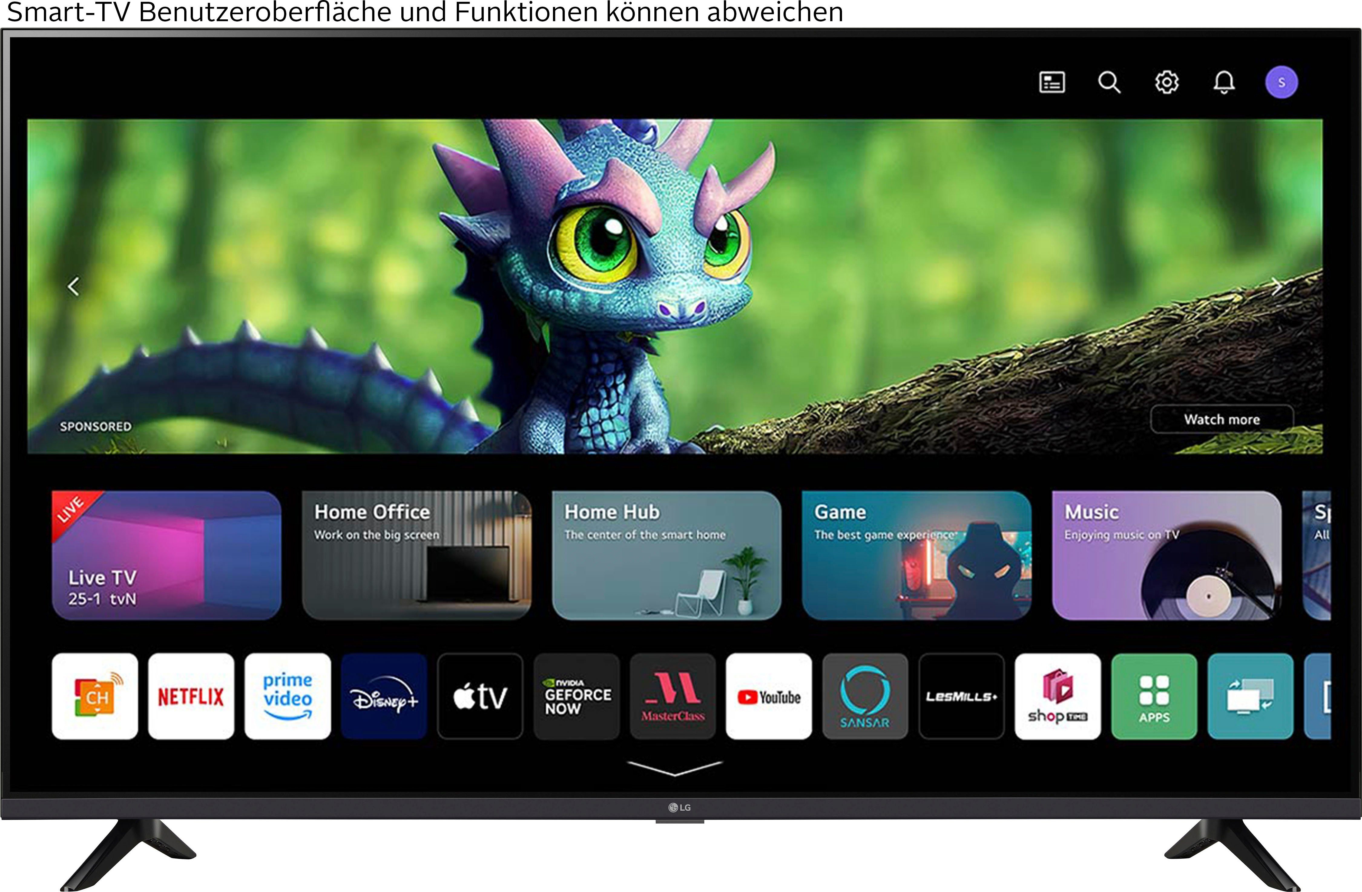 LG 43UR74006LB LED-Fernseher (108 cm/43 Zoll, 4K Ultra HD, Smart-TV)