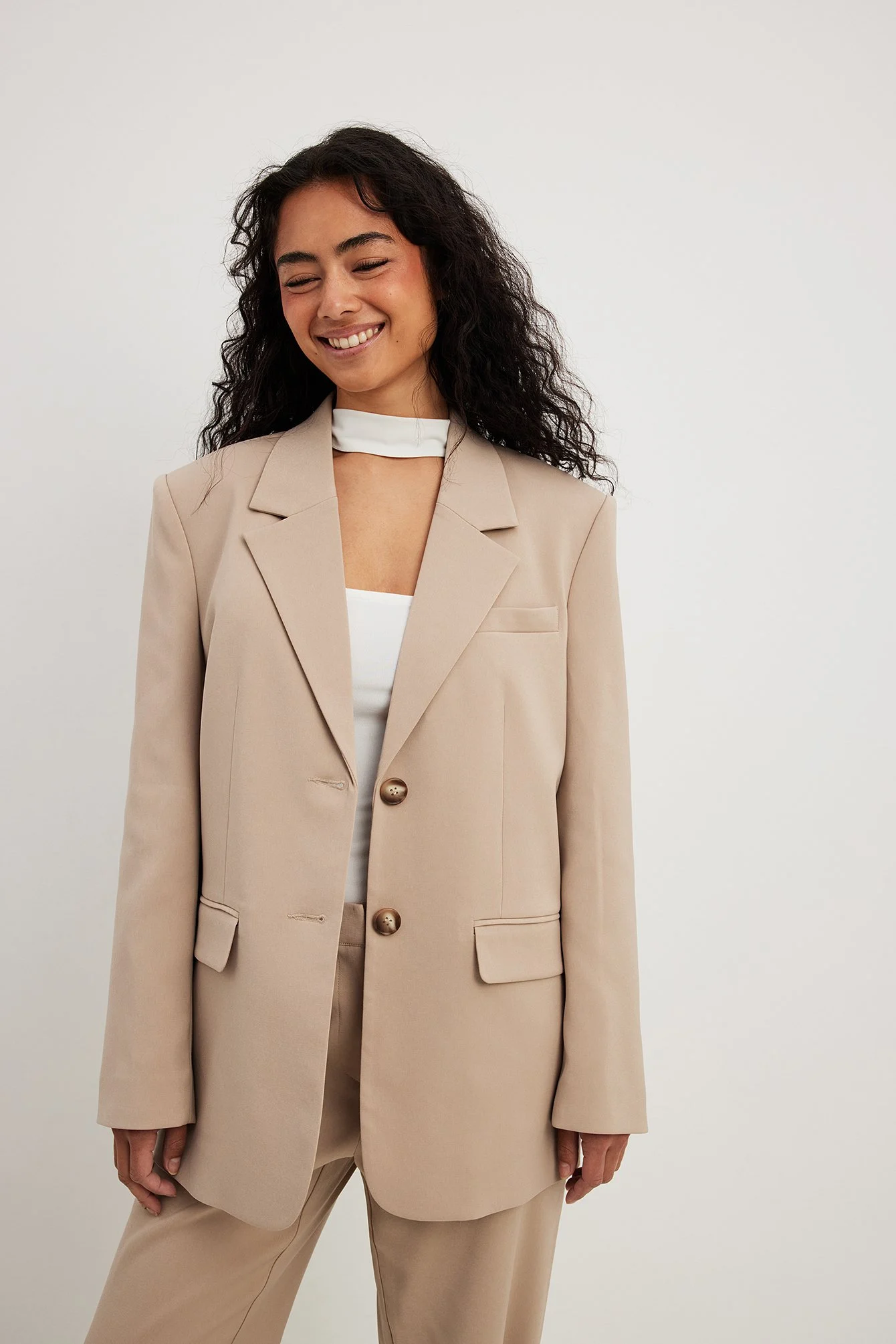 Figurbetonter Oversize-Blazer