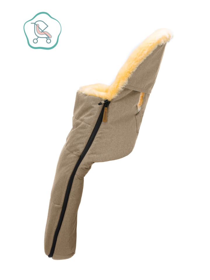 fillikid Echtfell-Winterfußsack Makalu Wool Exklusiv in Braun günstig kaufen onesize